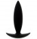 Чёрная мини-пробка для анальной стимуляции BOOTYFUL ANAL PLUG XTRA SMALL BLACK - 9 см. - Dream Toys в Грозном Чёрная мини-пробка для анальной стимуляции BOOTYFUL ANAL PLUG XTRA SMALL BLACK - 9 см. - Dream Toys